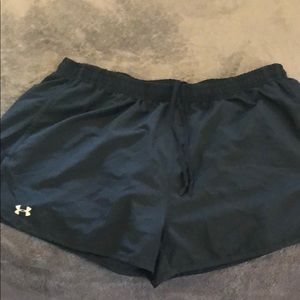 Barely worn Under Armour running shorts
